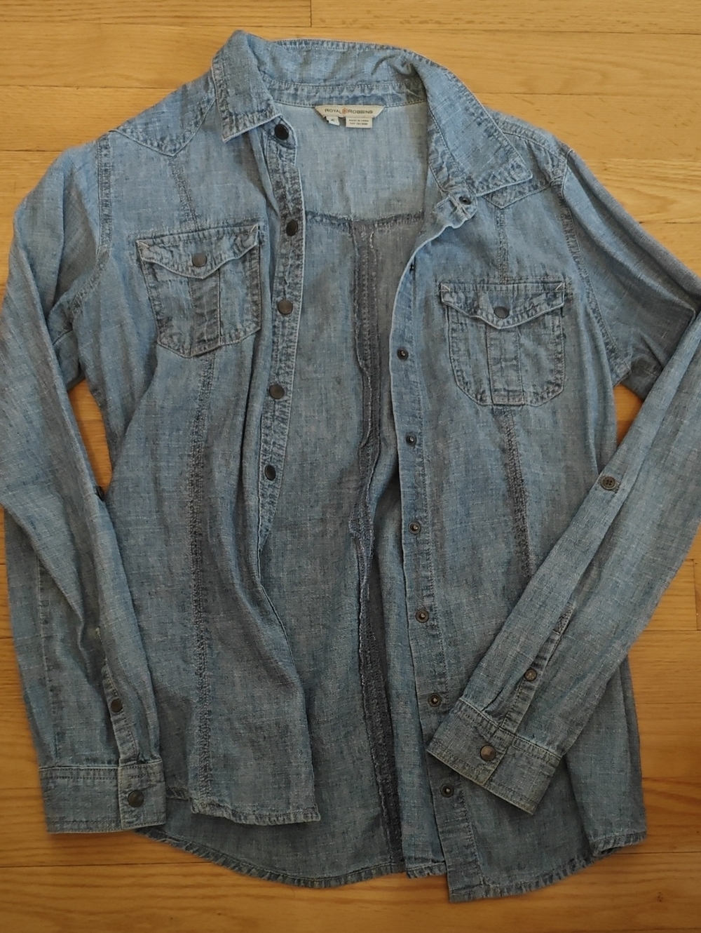 Royal Robbins Light Blue Denim Shirt Jacket - Unbranded